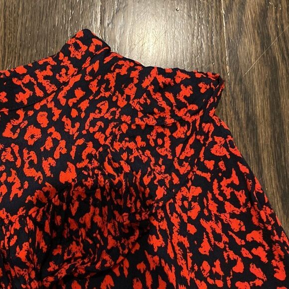 Zara Red and Black Long Sleeve Dress - Picture 5 of 6